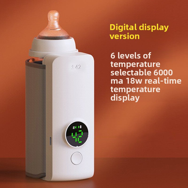USB Portable Milk Bottle Warmer with Adjustable Temperature